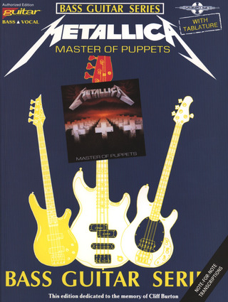 Metallica - Metallica Master Of Puppets Bgtr