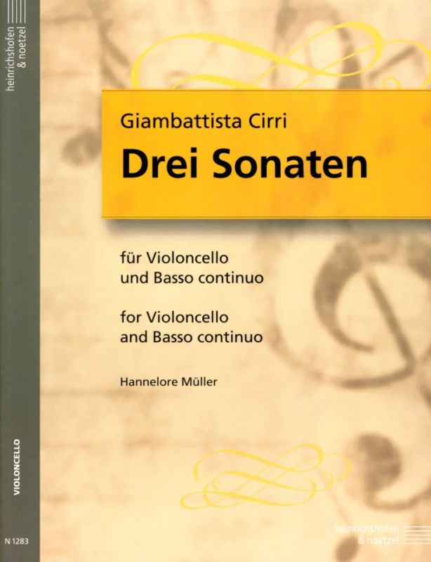 Giovanni Battista Cirri - Drei Sonaten