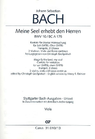 Johann Sebastian Bach - Meine Seel erhebt den Herren BWV 10