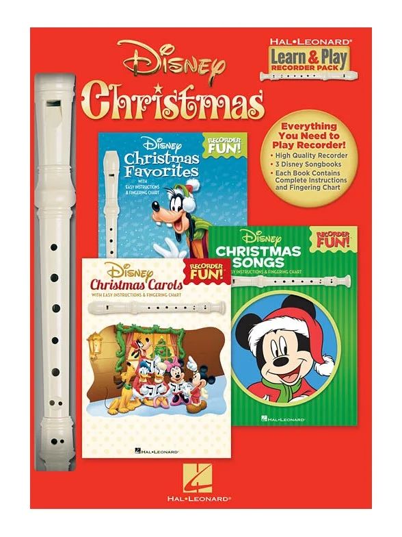 Disney Christmas Learn & Play Recorder Pack