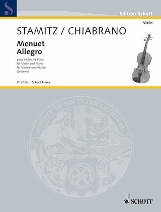 Johann Stamitz - Menuet/Allegro