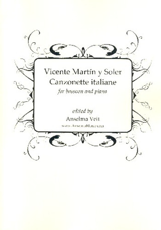 Vicente Martin y Soler - Canzonette italiane for bassoon and piano