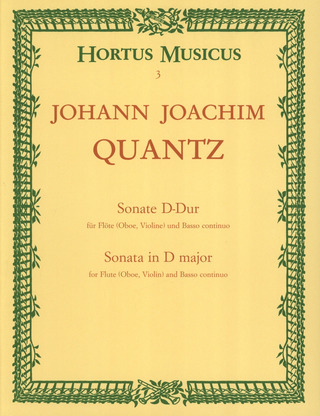 Johann Joachim Quantz - Sonate für Flöte (Oboe, Violine) und Basso continuo aus "Fürstenbergiana" D-Dur