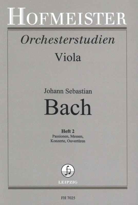 Johann Sebastian Bach - Orchesterstudien