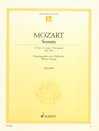 Wolfgang Amadeus Mozart - Sonate C-Dur KV 309