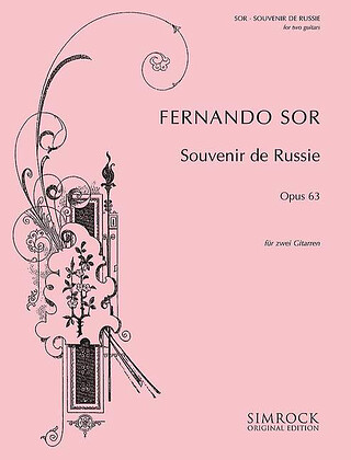 Fernando Sor - Souvenir de Russie  e-Moll op. 63