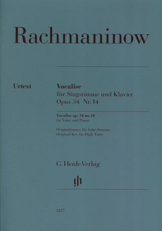 Sergei Rachmaninoff - Vocalise op. 34, no. 14