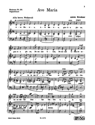 Anton Bruckner - Ave Maria F-Dur 191