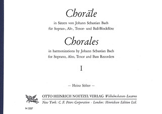 Johann Sebastian Bach - Chorales I