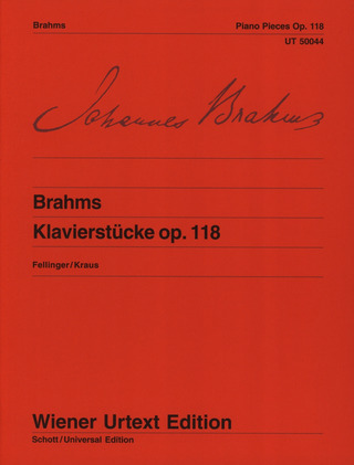 Johannes Brahms - Klavierstücke op. 118