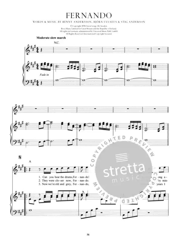 Legendary Piano: Abba from ABBA | buy now in the Stretta sheet 