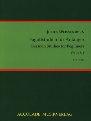 Julius Weissenborn - Fagottstudien für Anfänger op. 8,1