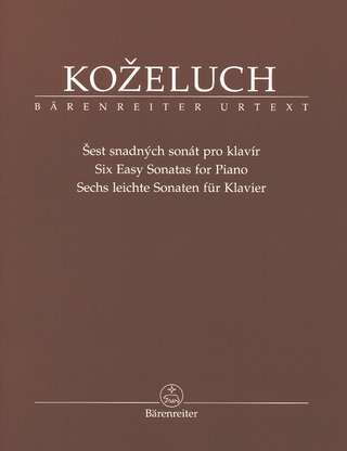 Leopold Antonín Koželuh - Six Easy Sonatas