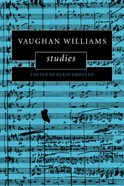 Alain Frogley - Vaughan Williams Studies