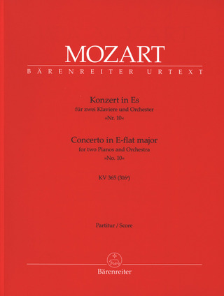 Wolfgang Amadeus Mozart: Concerto for two Pianos and Orchestra no. 10 in E-flat major K. 365 (316a)