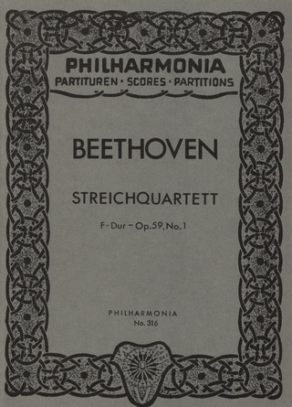 Ludwig van Beethoven - Streichquartett op. 59/1