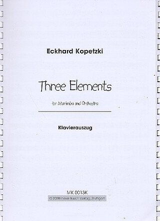 Eckhard Kopetzki - 3 Elements
