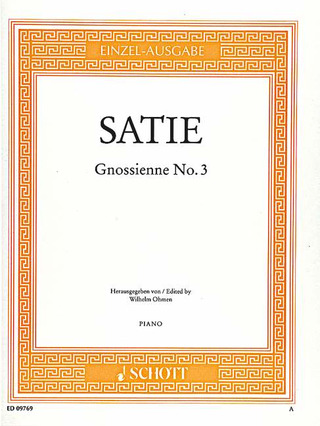 Erik Satie - Gnossienne No. 3