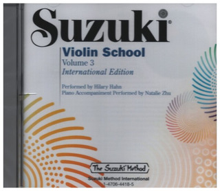 Shin'ichi Suzuki - Suzuki Violin School 3 Hahn CD