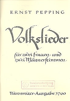 Ernst Pepping - Volkslieder (1957)