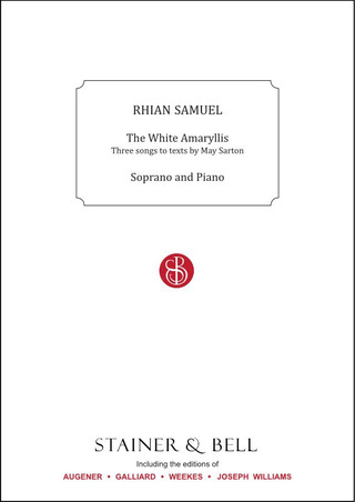 Rhian Samuel - The White Amaryllis