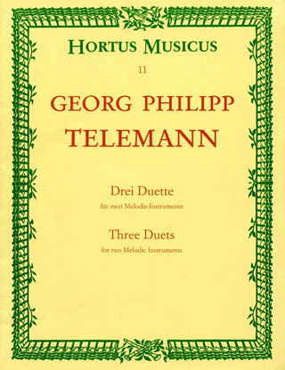 Georg Philipp Telemann - Drei Duette für zwei Melodieinstrumente