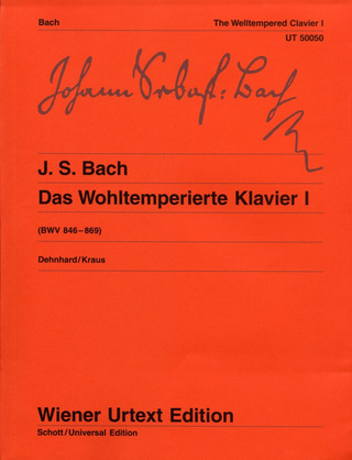Johann Sebastian Bach: The Well Tempered Clavier 1 BWV 846–869