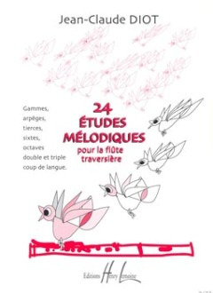 Jean-Claude Diot - 24 Etudes mélodiques