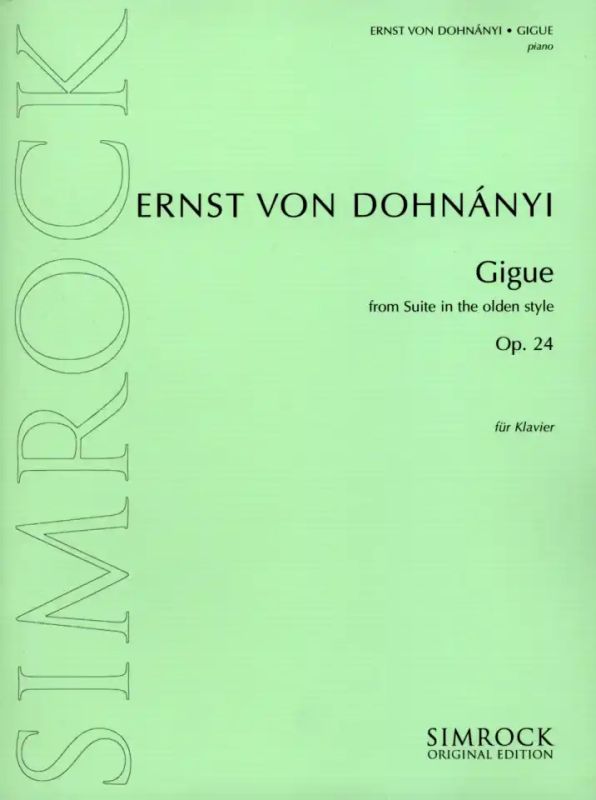 Ernst von Dohnányi - Suite im alten Stil op. 24