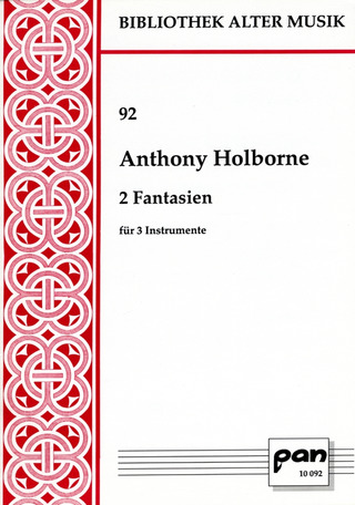 Anthony Holborne - 2 Fantasien