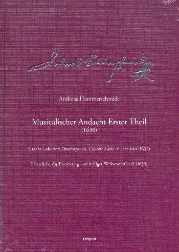 Andreas Hammerschmidt - Musicalischer Andacht Erster Theil HaWV 43–63