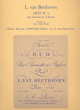 Ludwig van Beethoven - Duo No.3