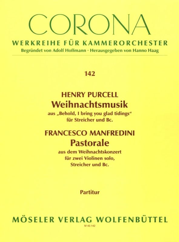 Henry Purcellm fl. - Weihnachtsmusik und Pastorale