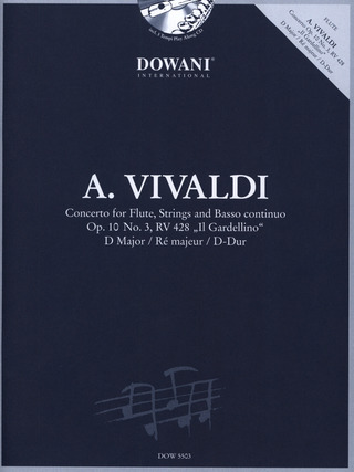 Antonio Vivaldi - Concerto for Flute, Strings and BC Op.10 No.3