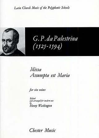 Giovanni Pierluigi da Palestrina: PALESTRINA, G Missa Assumpta est Maria (WASHINGTON) SSATTB (L) V/S