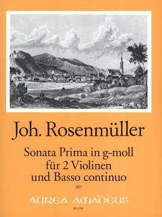 Johann Rosenmüller: Sonata prima g-Moll