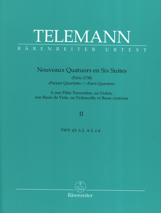 Georg Philipp Telemann - Nouveaux Quatuors en Six Suites II