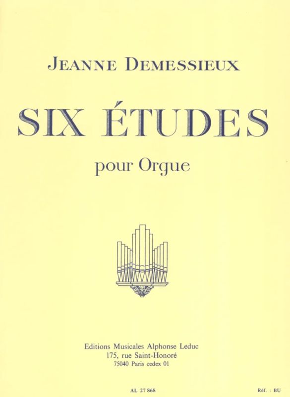 Jeanne Demessieux - 6 études op.5