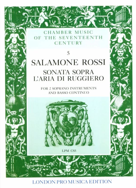 Salamone Rossi - Sonata Sopra L'Aria Di Ruggiero