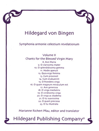 Hildegard von Bingen - Symphonia armoniae caelestium revelationum 2