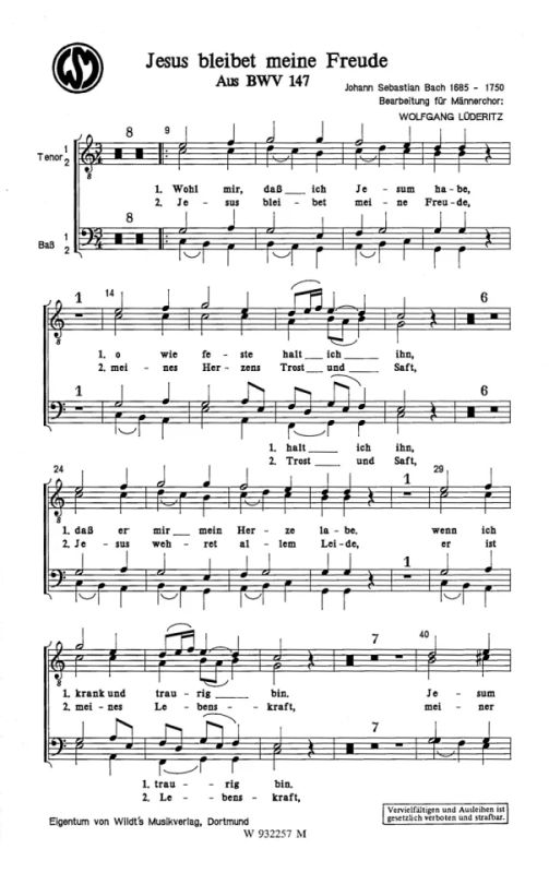 Johann Sebastian Bach - Jesus bleibet meine Freude (aus der Kantate BWV 147)