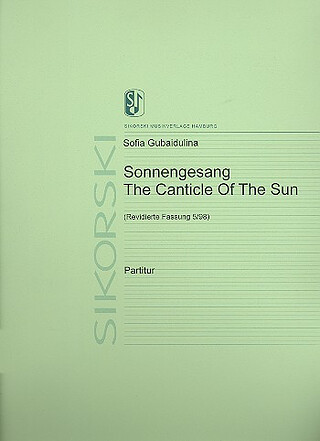 Sonnengesang Gubaidulina Sheet Music