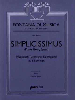 Daniel Speer - Simplicissimus - Musikalisch Tuerkischer Eulenspiegel
