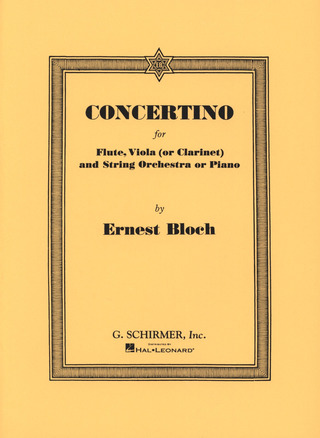 Ernest Bloch - Concertino