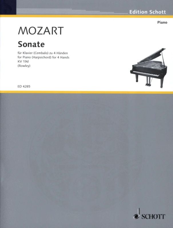 Wolfgang Amadeus Mozart - Sonate  C-Dur KV 19d