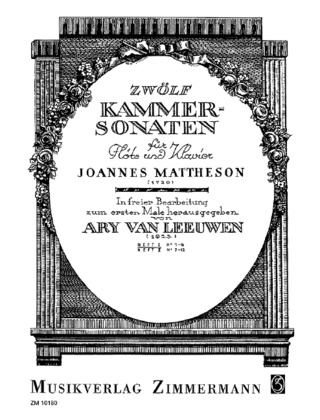 Johann Mattheson - Zwölf Kammersonaten