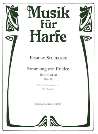 Schuecker Edmund - Sammlung Von Etueden Fuer Harfe Op 18