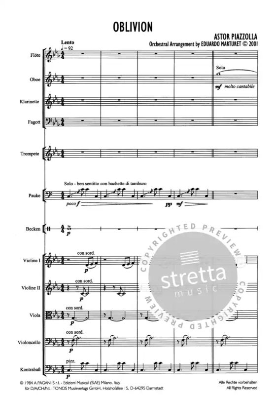 Astor Piazzolla - Oblivion (1)
