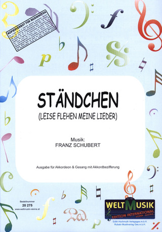 Franz Schubert - Staendchen - Leise Flehen Meine Lieder