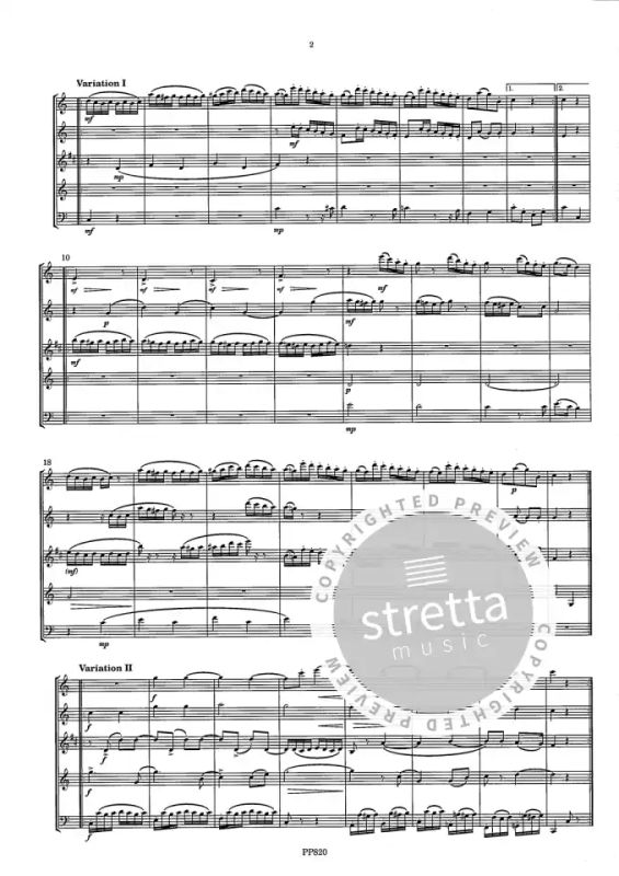 Wolfgang Amadeus Mozart - 12 Variationen in C über "Ah, vous dirai-je maman" KV 265 (2)